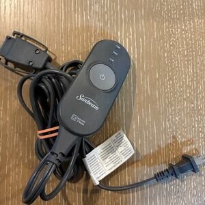 Sunbeam Holmes Electric Heated Throw Blanket Controller 3 Prong Style AA85